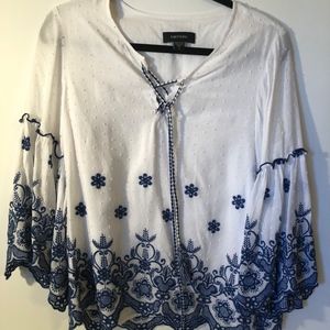 Karen Kane Embellished Blouse